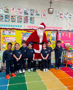 Kindergarten and Santa 1